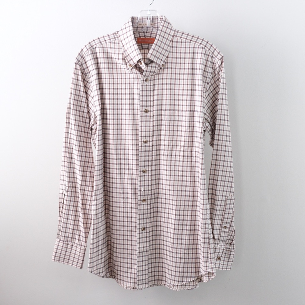 Hudson & Jane Long Sleeve Plaid Button Down